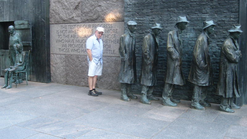 Roosevelt Memorial, Washington DC 2015