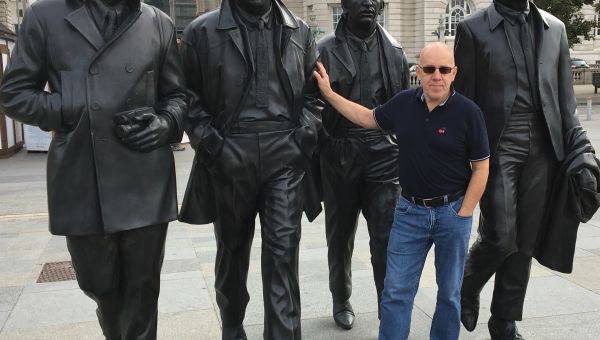 Roger and his buddies, Liverpool 2017