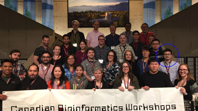 Jean-Guillaume at the Infectious Disease Genomic Epidemiology workshop, Vancouver 2017