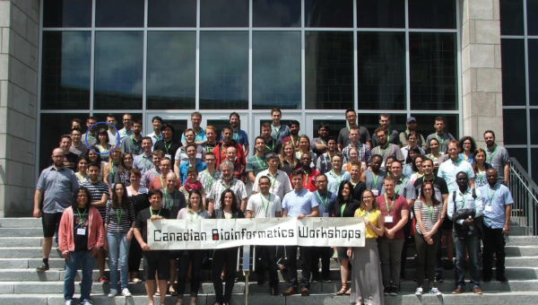 Julie at the Microbiome Summer School, Quebec 2017